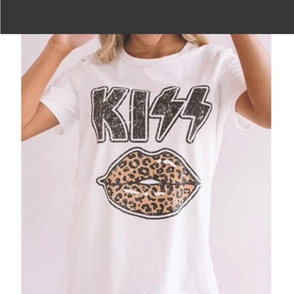KISS BAND T- SHIRT Dress - Picture 2 of 2